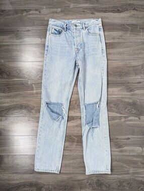 GRLFRND Women's Jeans Karolina Size 26 Light Wash